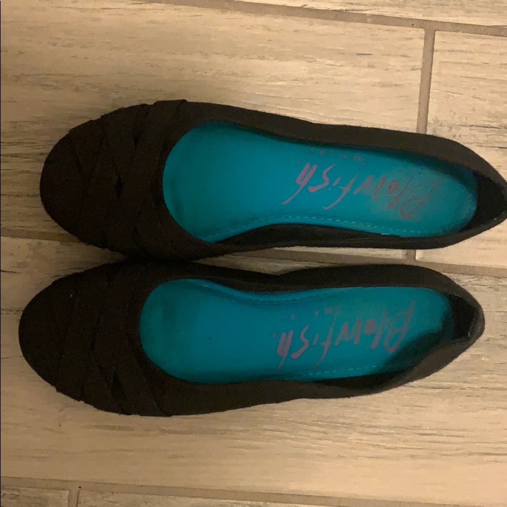 Blowfish Black Malibu Flats. Worn two times.
